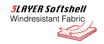 TEJIDO 3 CAPAS CORTAVIENTO SOFTSHELL