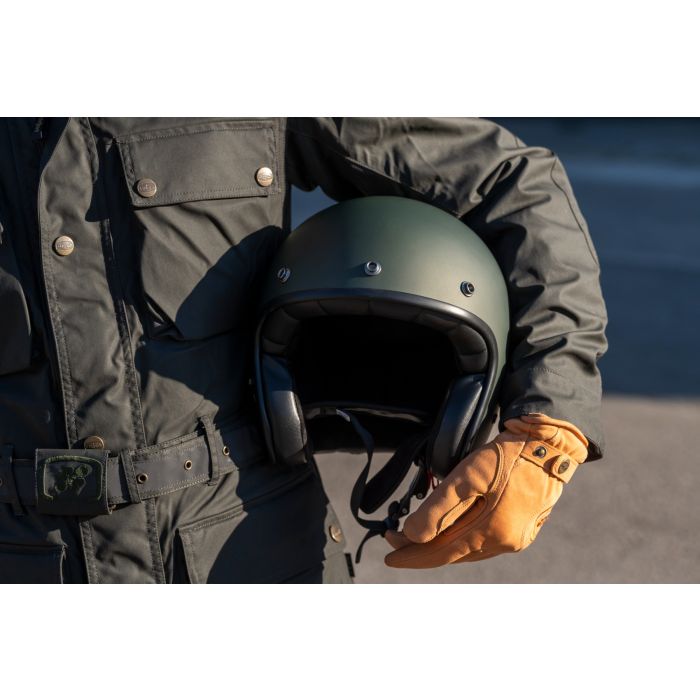 Casco Moto Jet Gari G02X Fiberglass