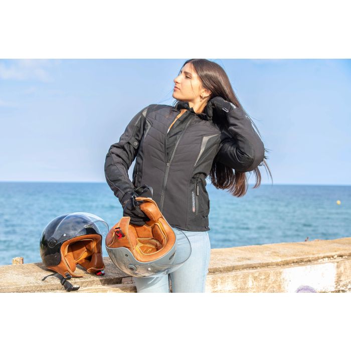 Chaqueta Moto Textil Impermeable Garibaldi Fly-R Lady
