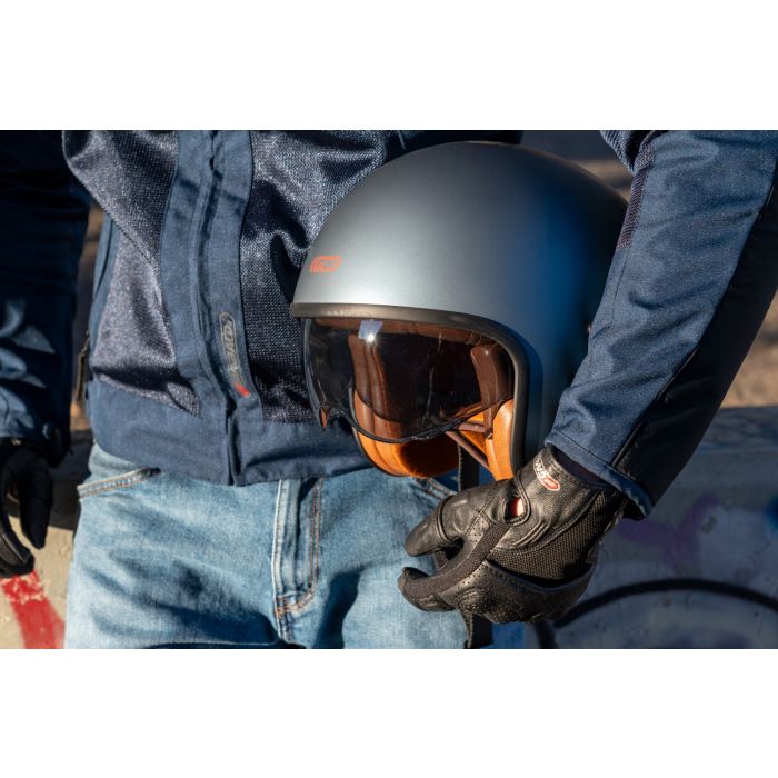 Casco Moto Jet Gari G03X Fiberglass