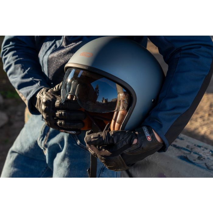 Casco Moto Jet Gari G03X Fiberglass