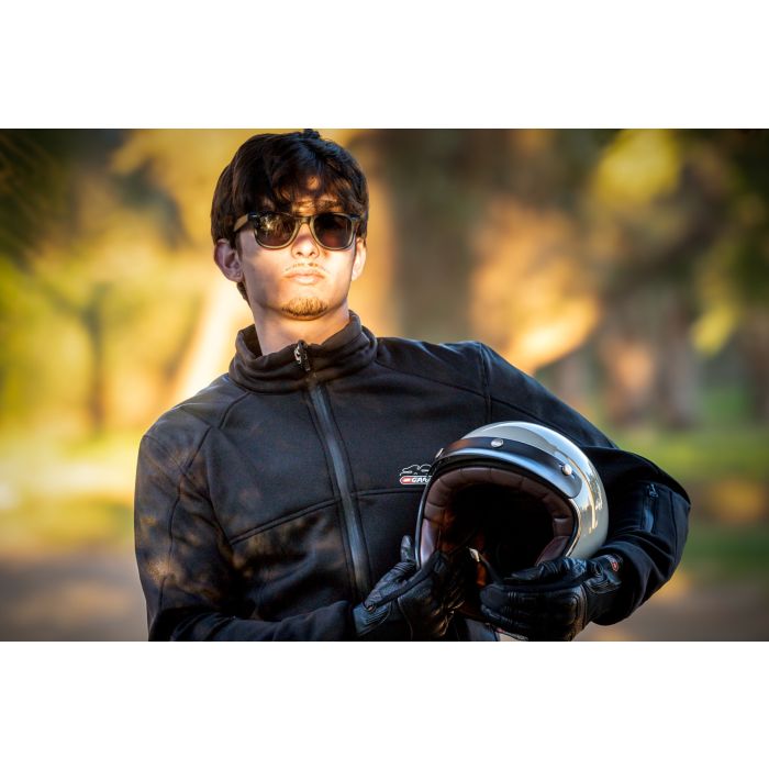 Casco Moto Jet Gari G02X Fiberglass