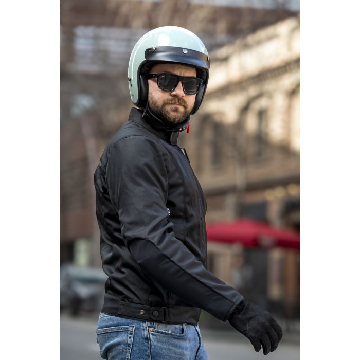Casco Moto Jet Gari G02X Fiberglass