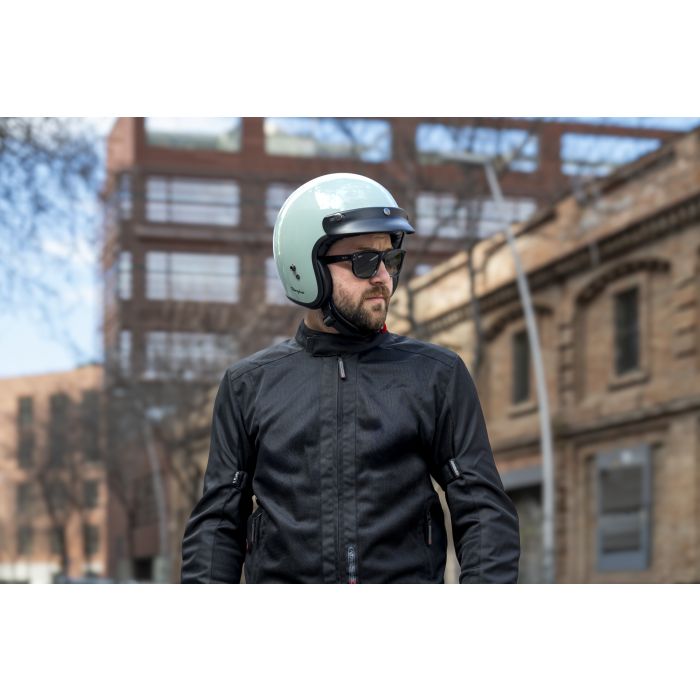 Casco Moto Jet Gari G02X Fiberglass