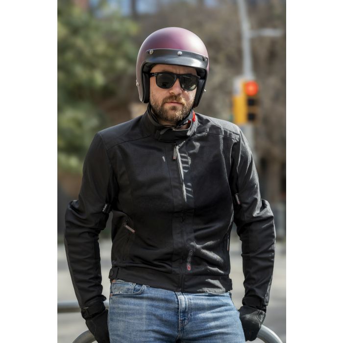 Casco Moto Jet Gari G02X Fiberglass