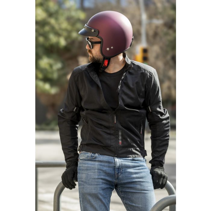 Casco Moto Jet Gari G02X Fiberglass