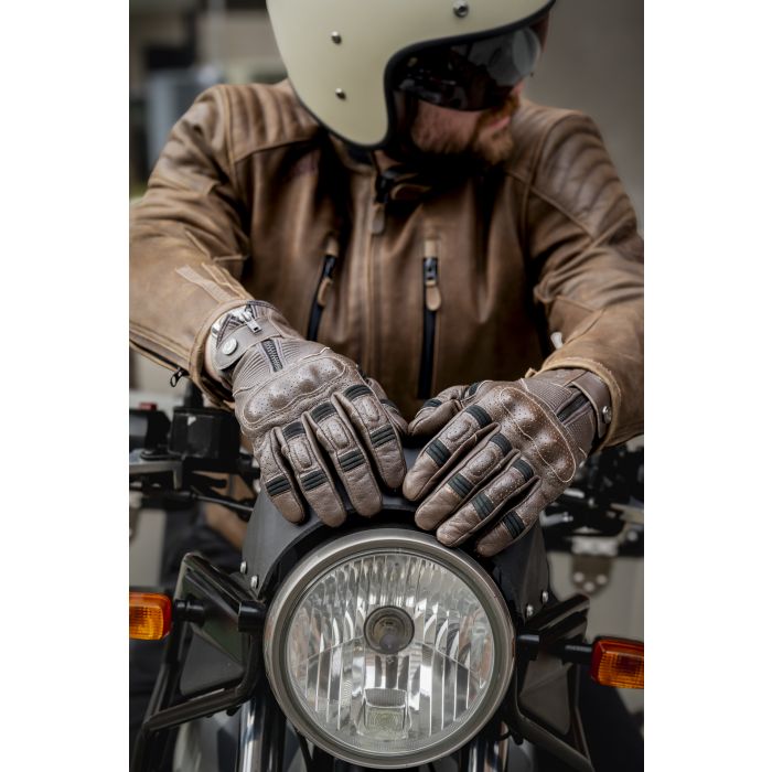 Guantes Moto Garibaldi Smoke Vintage Winter