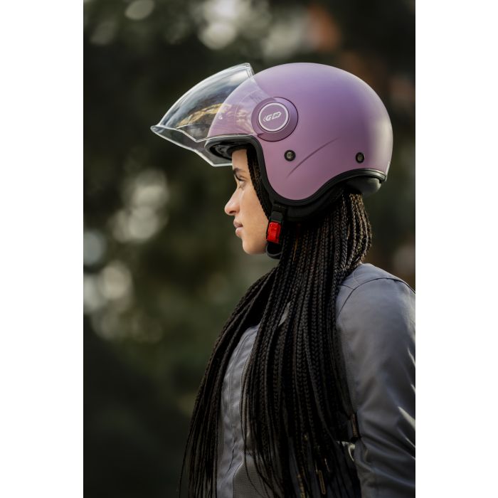 Casco Moto Jet Gari G21 Sunvisor