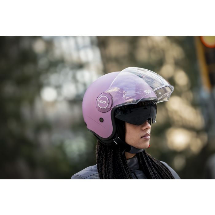 Casco Moto Jet Gari G21 Sunvisor