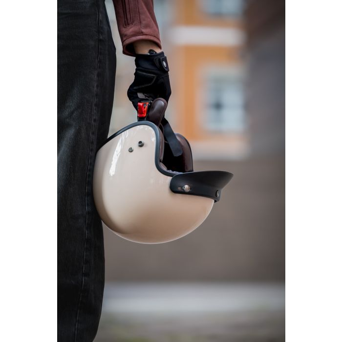 Casco Moto Jet Gari G02X Fiberglass
