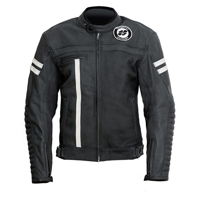 Chaqueta Moto Piel Garibaldi Moka Racer Sas-tec 