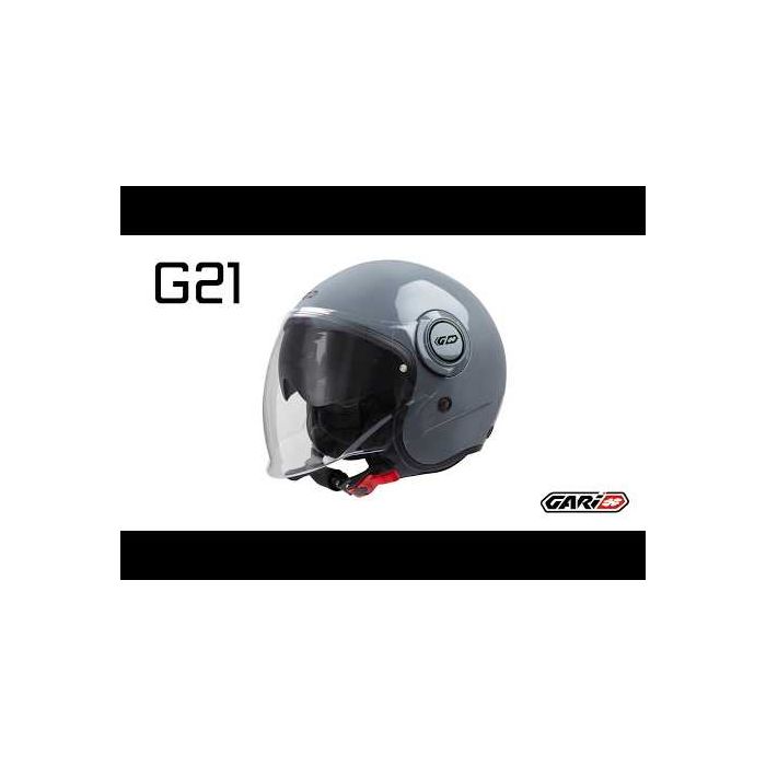 Casco Moto Jet Gari G21 Sunvisor