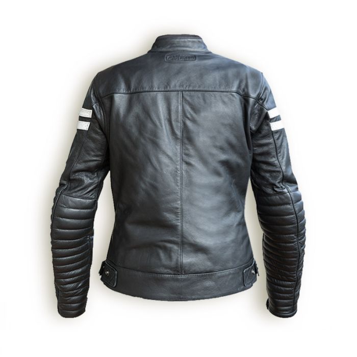 Chaqueta Moto Piel Garibaldi Moka Racer Lady