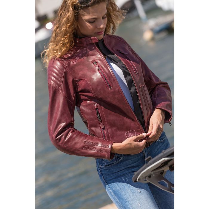 Chaqueta Moto Piel Garibaldi Bullrider Lady