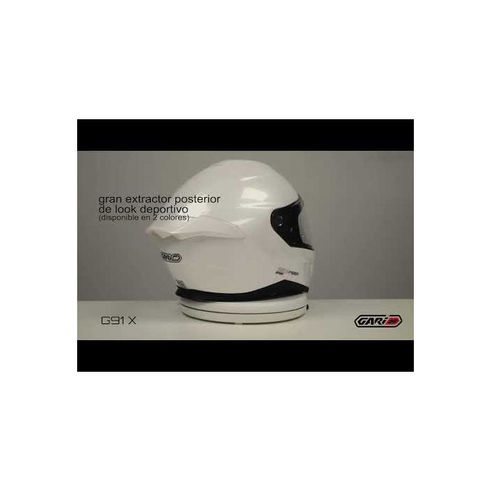 Casco Moto Integral Gari G91X Fiber Pinlock