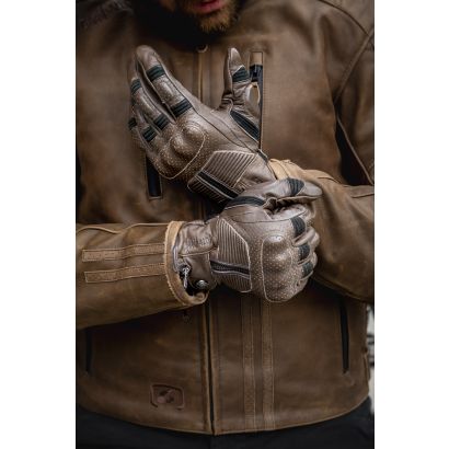 Guantes Moto Garibaldi Smoke Vintage Winter