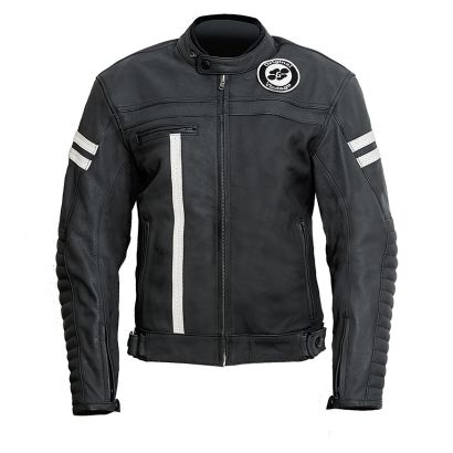 Chaqueta Moto Piel Garibaldi Moka Racer Sas-tec 