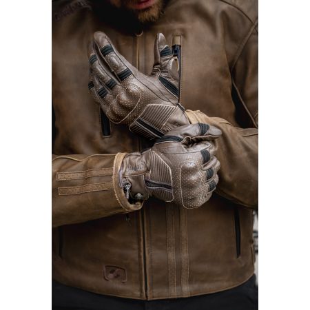 Guantes Moto Garibaldi Smoke Vintage Winter