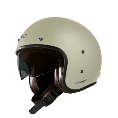 Casco Moto Jet Gari G03X Snap Buttons Fiberglass