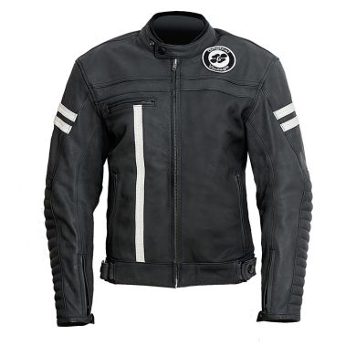 Chaqueta Moto Piel Garibaldi Moka Racer Sas-tec 