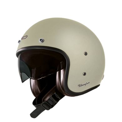 Casco Moto Jet Gari G03X Snap Buttons Fiberglass